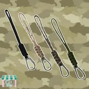 מהדוכן- מחזיק מפתחות Paracord ארוך