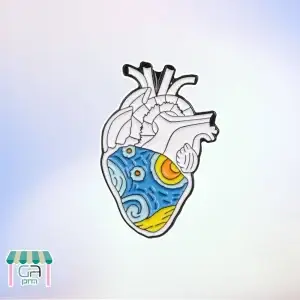 מהדוכן- סיכת לב ואן גוך