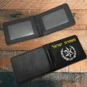 חדש! ארנק לתעודה מזהה עם רקמת סמל