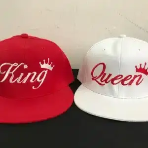 כובע מצחייה שטוחה עם רקמה בעיצוב אישי