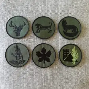 פאצ' יחידה ירוק שחור 2