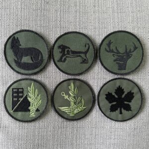 פאצ' יחידה ירוק שחור 2