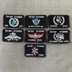 פאצ'ים תפקידי משטרה - שחור לבן