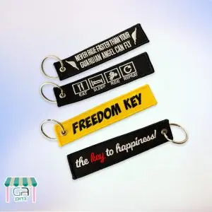 מהדוכן- מחזיק מפתחות רקום-דגמים מוכנים