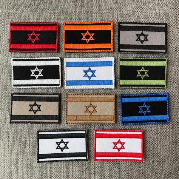 פאצ' דגל ישראל- ייצור כחול לבן