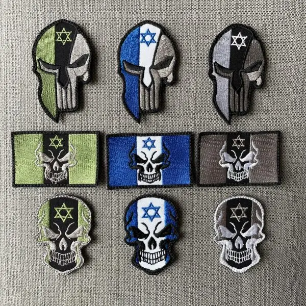 פאצ' גולגולת עם מגן דוד