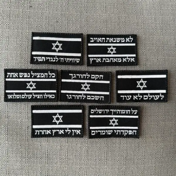 ⁦פאצ' דגל ישראל - משפטי הארץ⁩ – תמונה ⁦2⁩