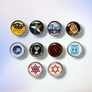 סיכות עגולות סמלים שונים