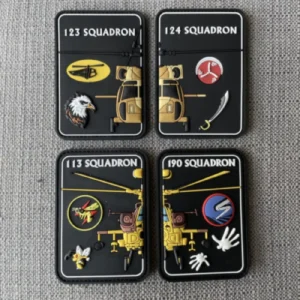 פאצ' PVC טייסות מסוקים דגם קלפים