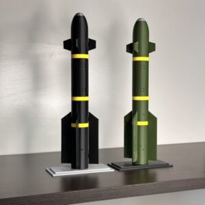 דגם AGM-114 Hellfire בהדפסת תלת מימד
