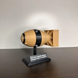 דגם פצצת אטום fat man בהדפסת תלת מימד