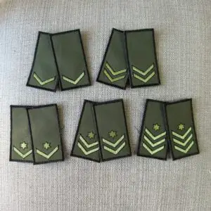 דרגות טקטיות צה''ל ירוק סקוץ' נגדים - זוג